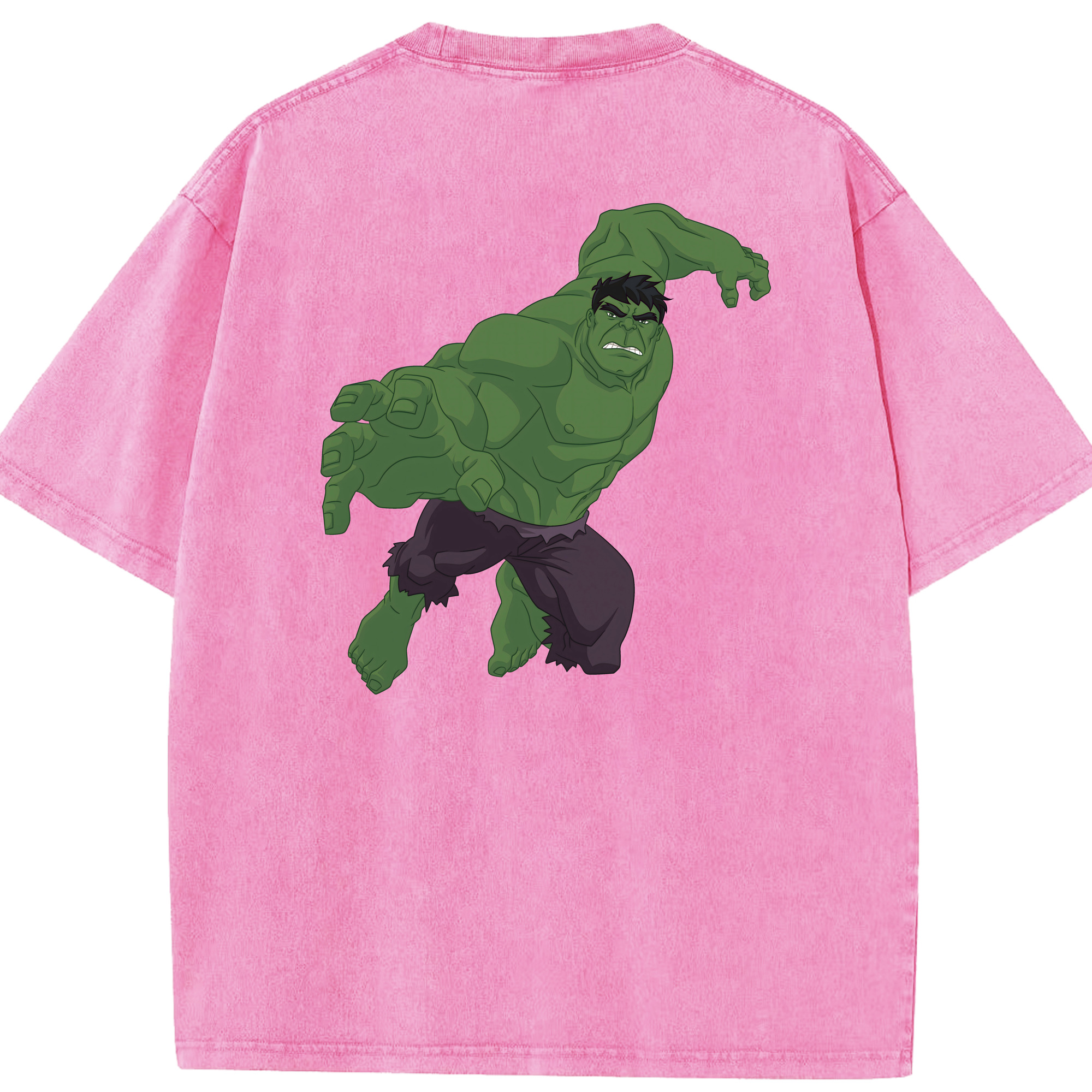 （画像用） アベンジャーズ The Avengers 綿100% ヴィンテージ風 半袖Tシャツ（背面プリント）